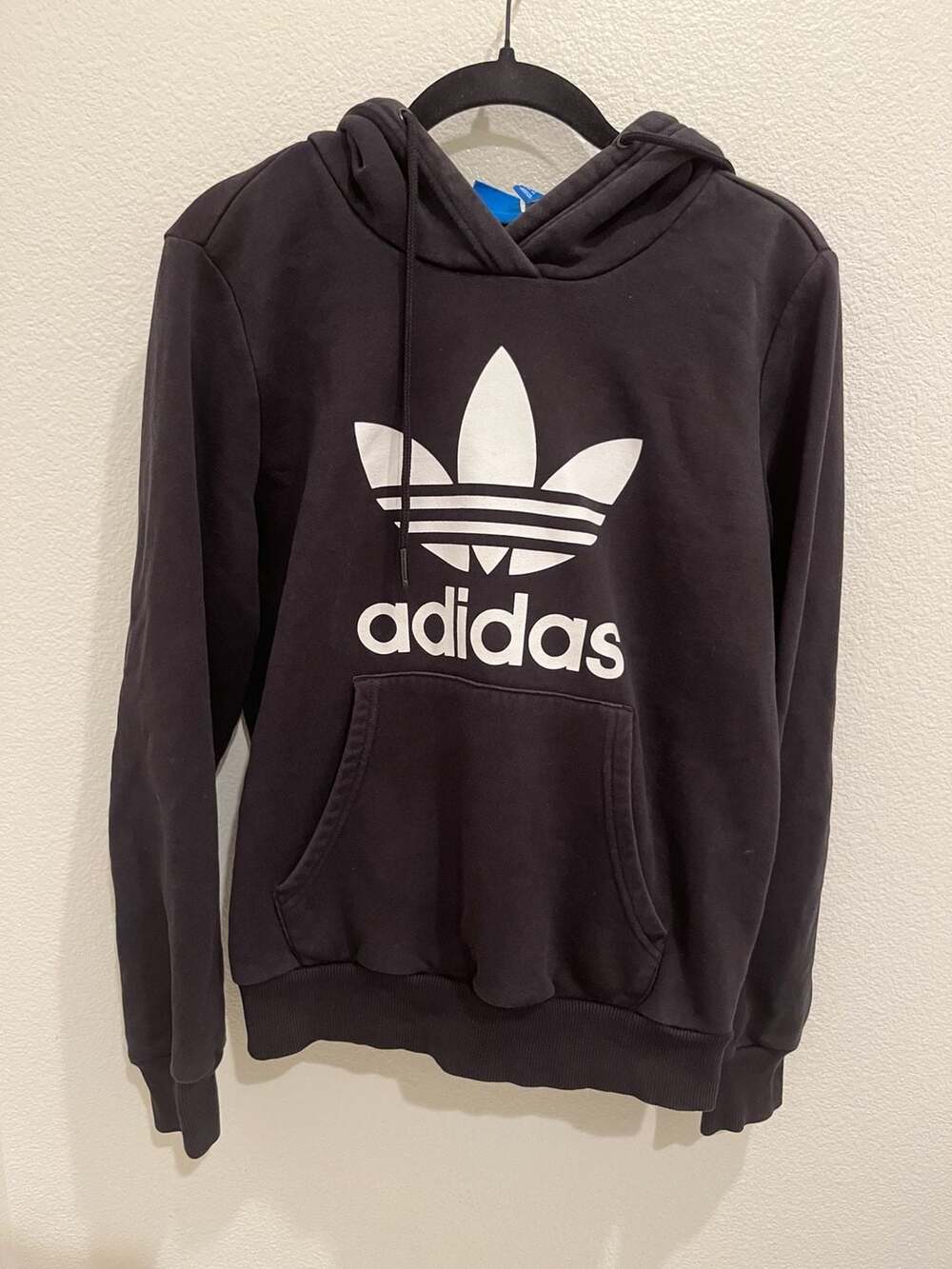 Adidas Originals Trefoil Pullover Hoodie in Black